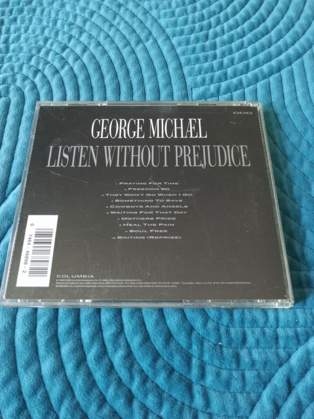 CD of the album Listen Without Prejudice Vol. 1 by George Michael.  - Picture 2 of 3